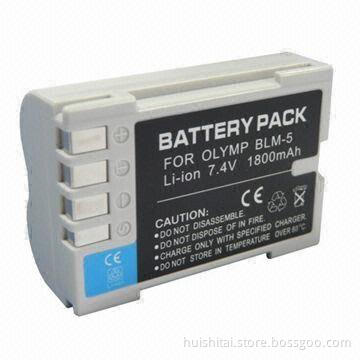Digital Camcorder Battery for Olympus, with 1,800mAh Capacity and 7.4V Voltage